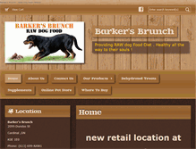Tablet Screenshot of barkersbrunch.com